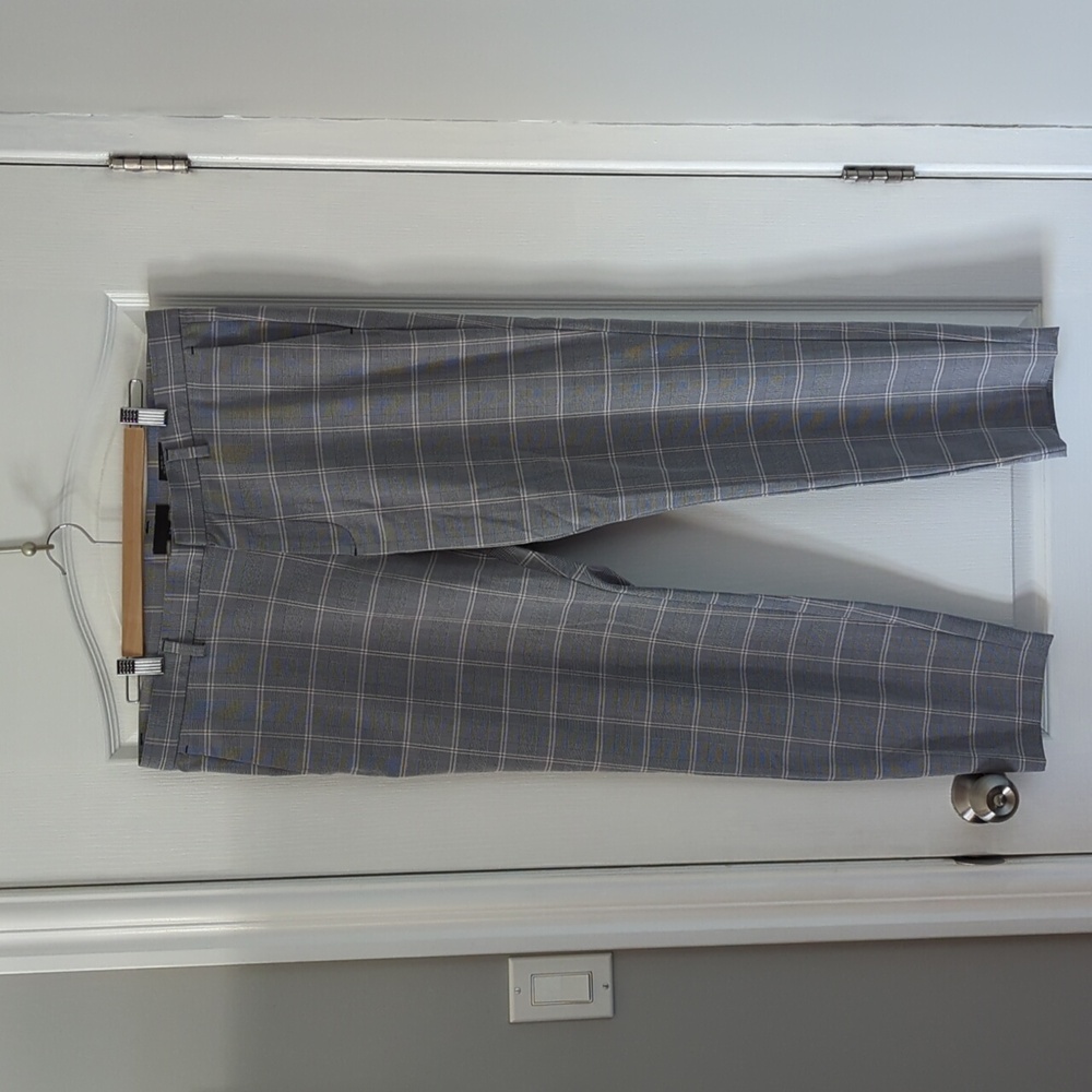 Plaid dress pants 'skinny fit'